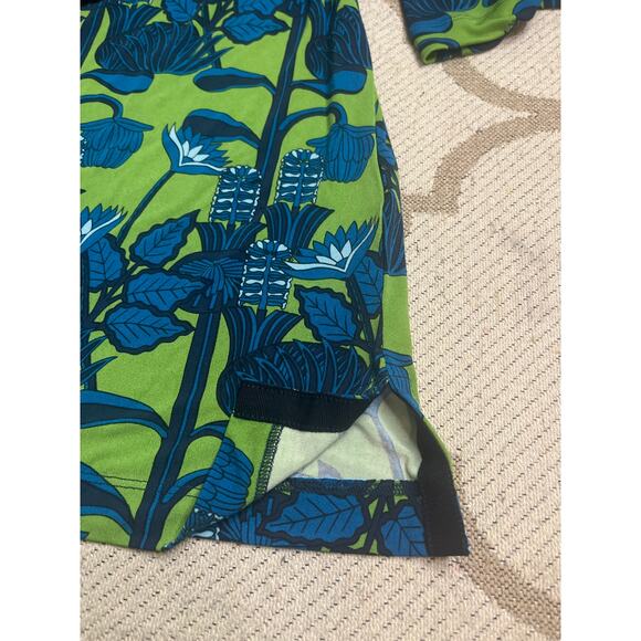Brooks Brothers Resort Wear pant set green turquoise retro,size medium,MSRP $226 - Picture 4 of 9